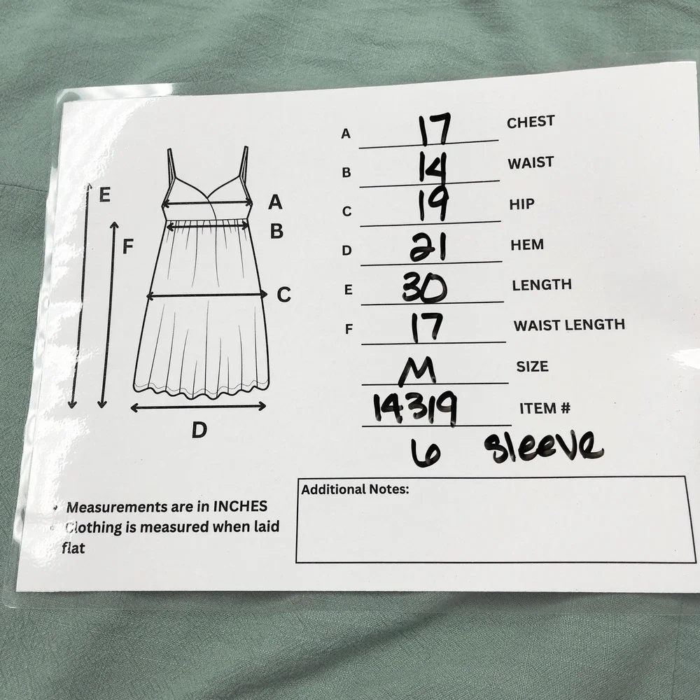 Milkmaid Mini Dress Size Medium Coquette Cottage Feminine Romantic Summer Picnic - Picture 12 of 13